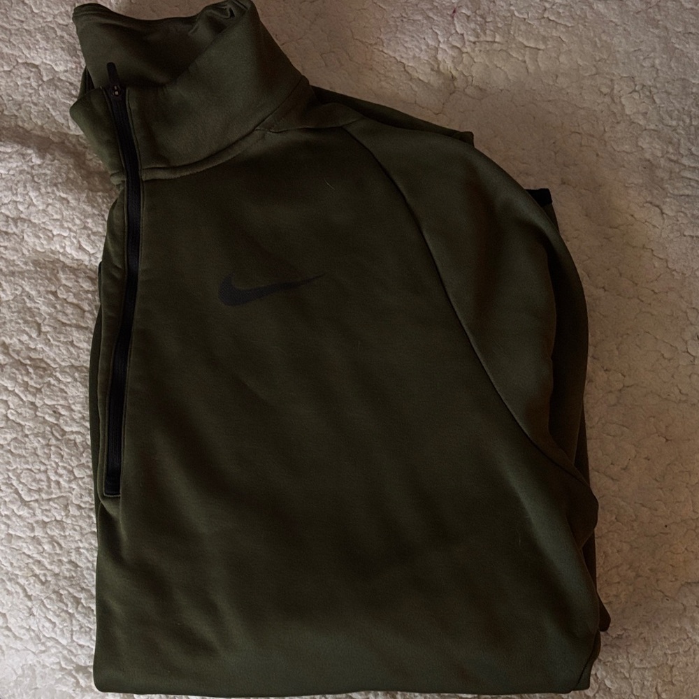 Nike Dark Green Half-Zip Pullover